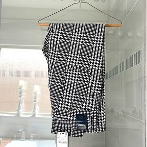 Zara houndstooth skinny jeans